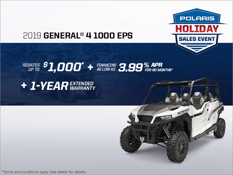 Save on the 2019 General 4 1000 EPS
