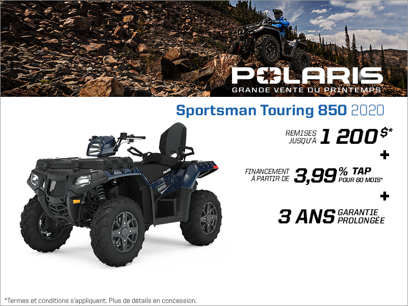 Épargnez sur le Polaris Sportsman Touring 850 2020