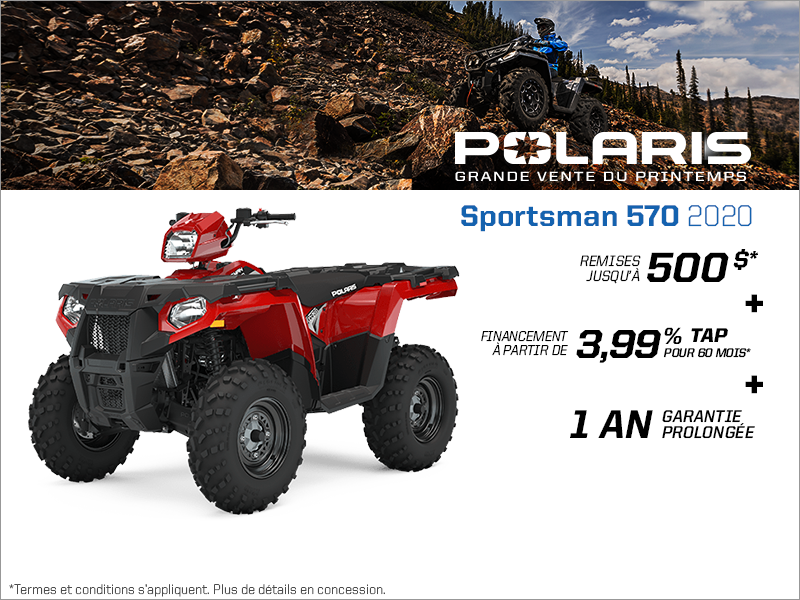 Motorsports Épargnez sur le Sportsman 570 2020
