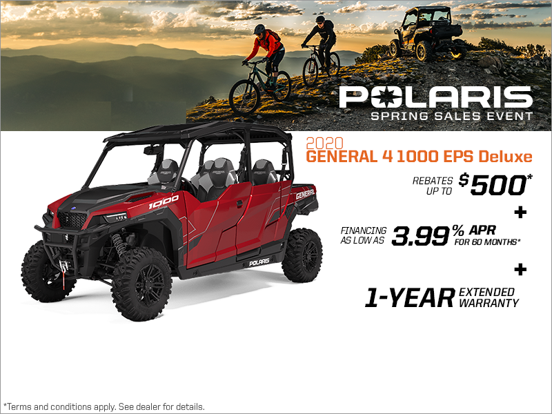 Save on the 2020 General 4 1000 EPS