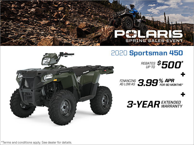 Save on the 2020 Sportsman 450