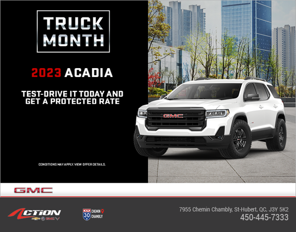 The 2023 GMC Acadia