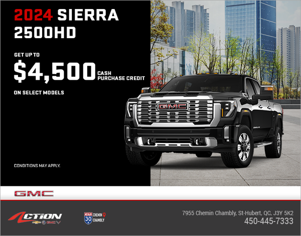 The 2024 GMC Sierra 25000HD