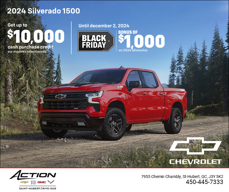 Get the 2024 Chevrolet Silverado 1500