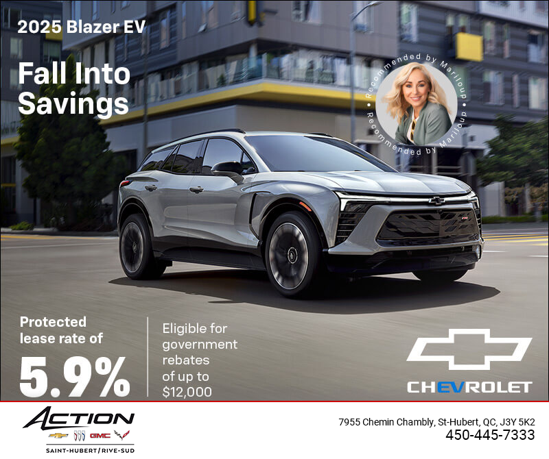 Get the 2025 Chevrolet Blazer EV