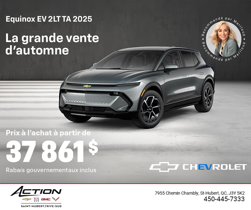 Procurez-vous le Chevrolet Equinox EV 2025