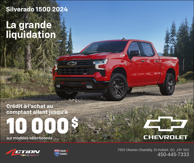 Procurez-vous le Chevrolet Silverado 1500 2024