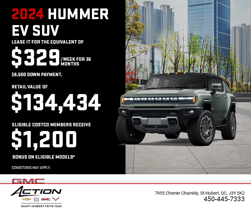 The 2024 GMC Hummer EV