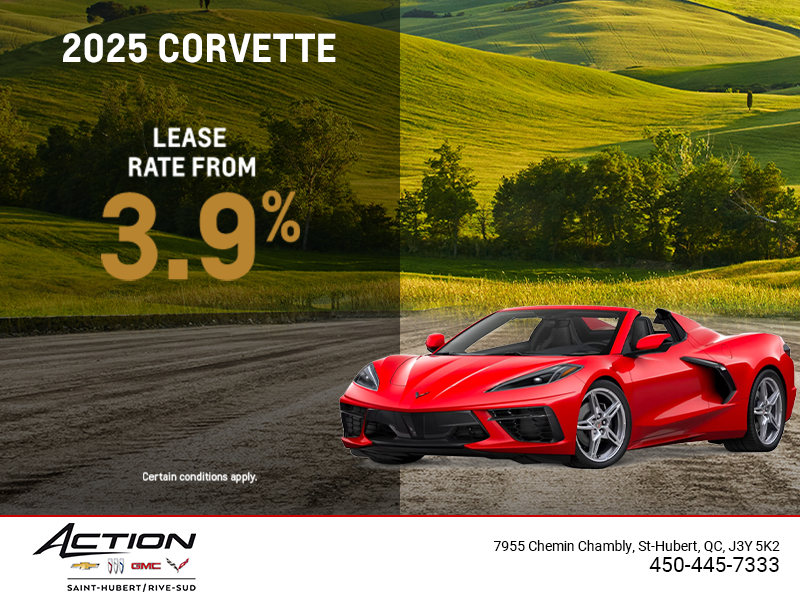 Get the 2025 Chevrolet Corvette