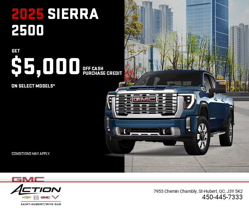 The 2025 GMC Sierra 2500