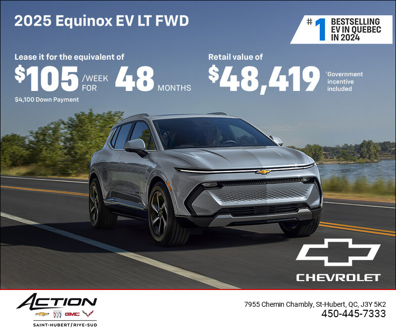 Get the 2025 Chevrolet Equinox EV
