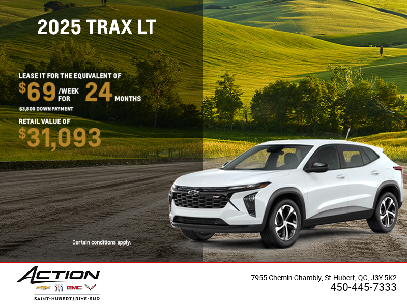 Get the 2025 Chevrolet Trax