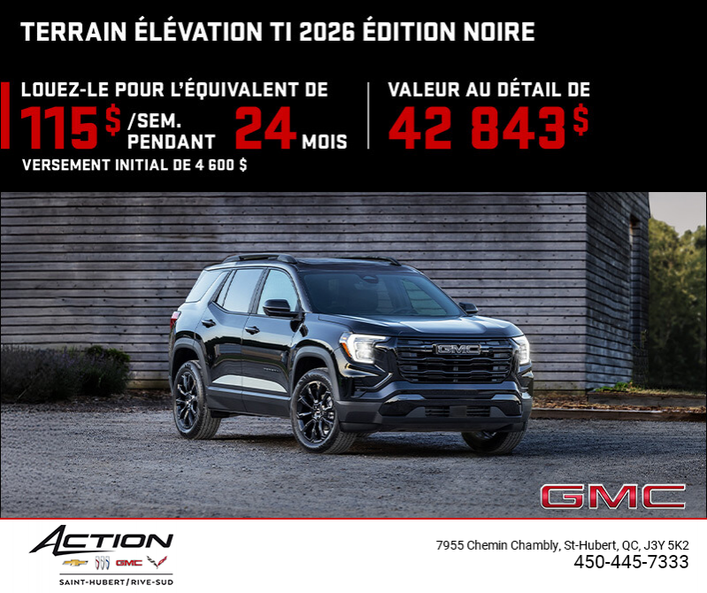 Le GMC Terrain 2026