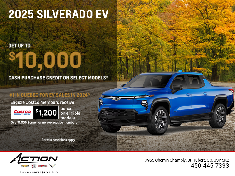 Get the 2025 Chevrolet Silverado EV