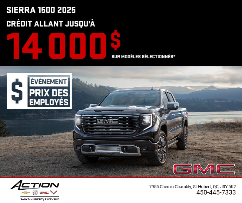 Le GMC Sierra 1500 2025