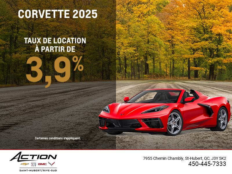 Procurez-vous le Chevrolet Corvette 2025