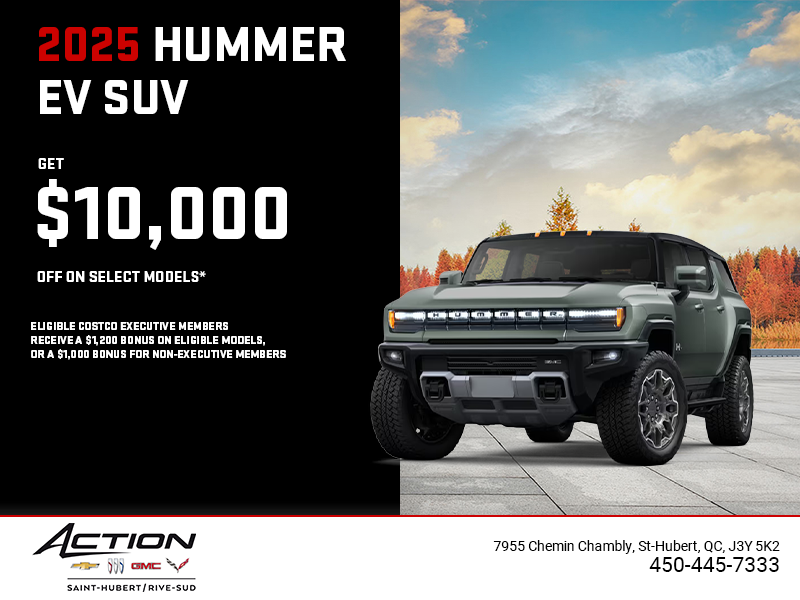 The 2025 GMC Hummer EV SUV