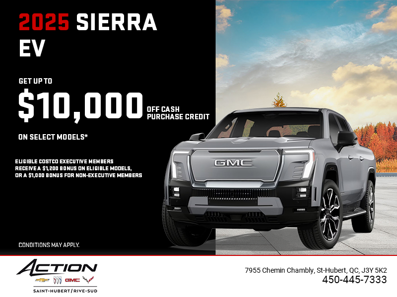The 2025 GMC Sierra EV
