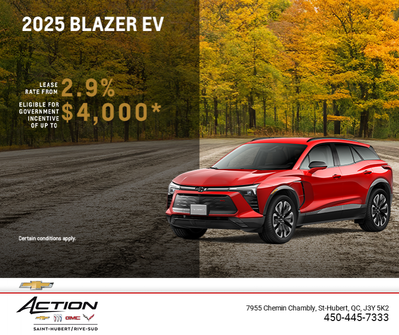 Get the 2025 Chevrolet Blazer EV