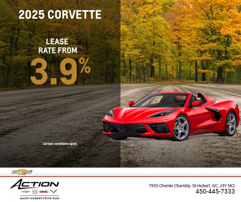 Get the 2025 Chevrolet Corvette