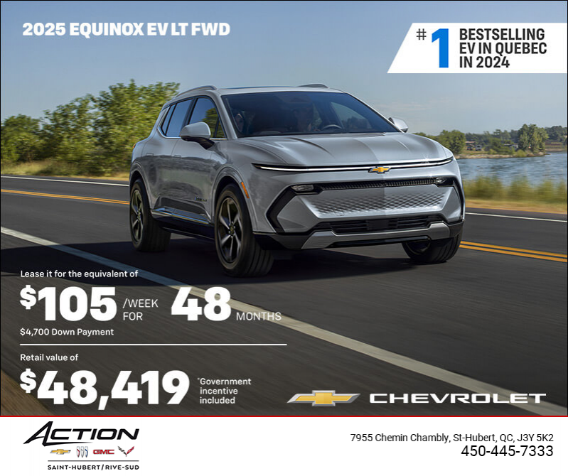 Get the 2025 Chevrolet Equinox EV