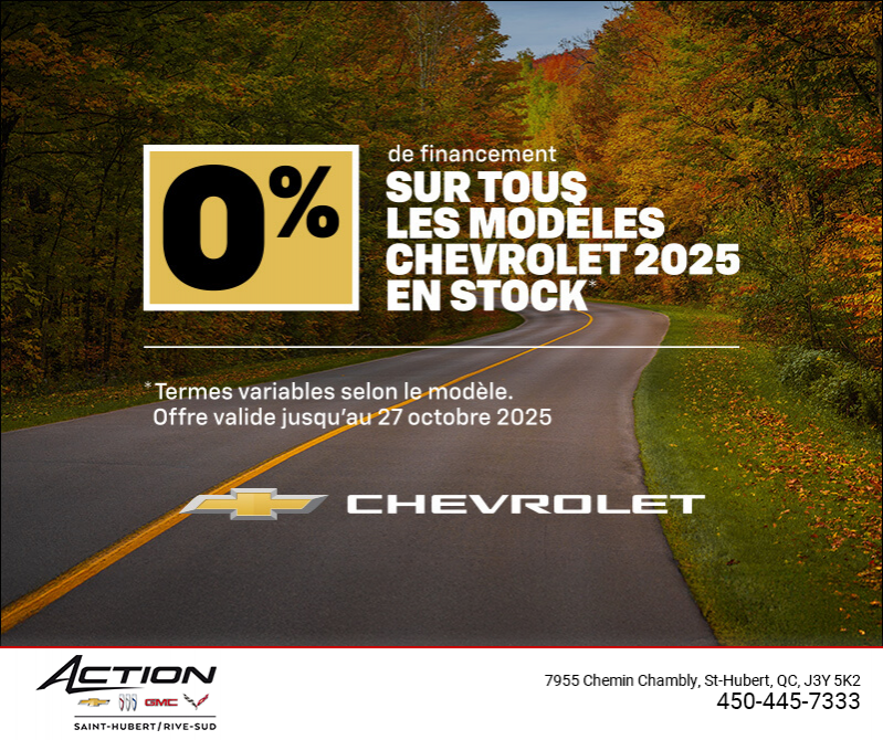 L'événement du mois Chevrolet