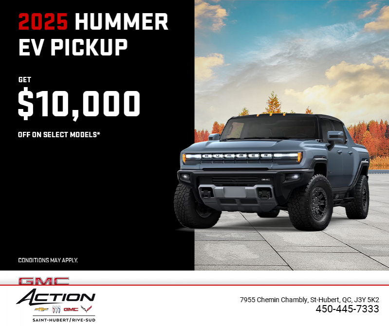 The 2025 GMC Hummer EV SUV