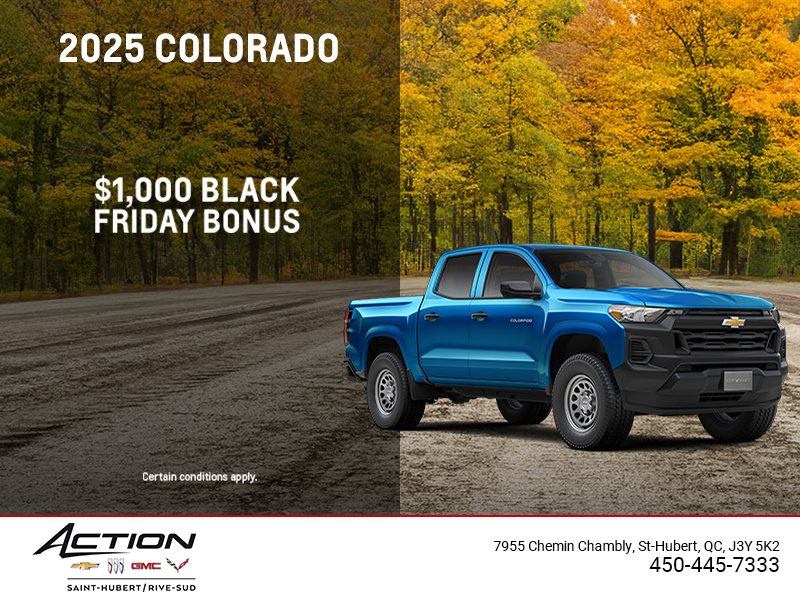 Get the 2025 Chevrolet Colorado