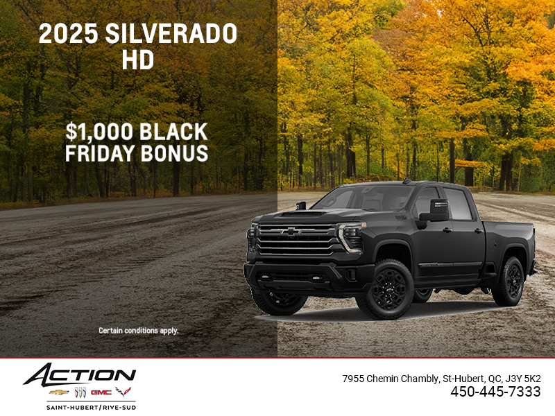 Get the 2025 Chevrolet Silverado HD