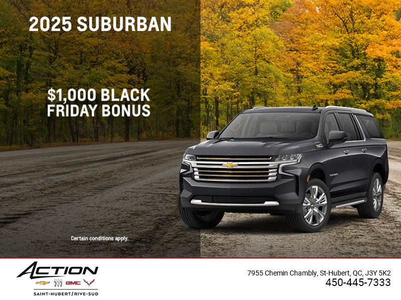 Get the 2025 Chevrolet Suburban