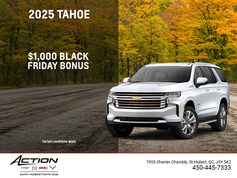 Get the 2025 Chevrolet Tahoe