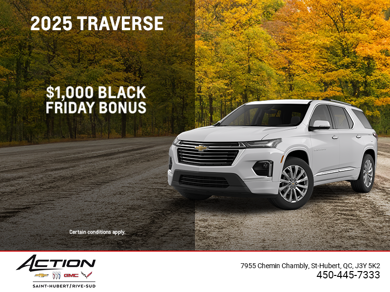 Get the 2025 Chevrolet Traverse