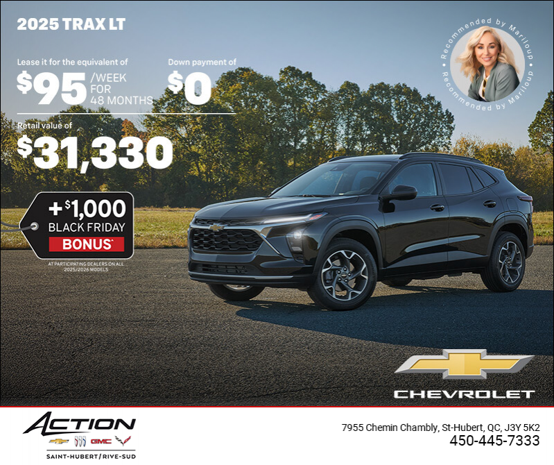 Get the 2025 Chevrolet Trax LT