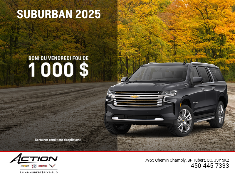 Le Chevrolet Suburban 2025