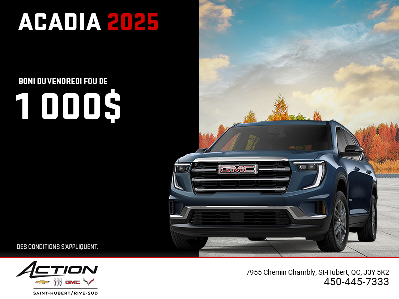 Le GMC Acadia 2025