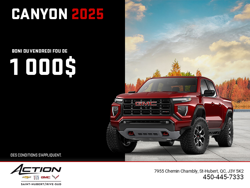 Le GMC Canyon 2025