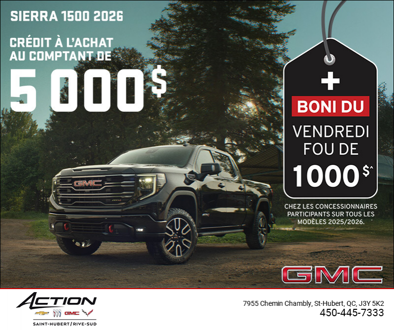 Le GMC Sierra 1500 2026