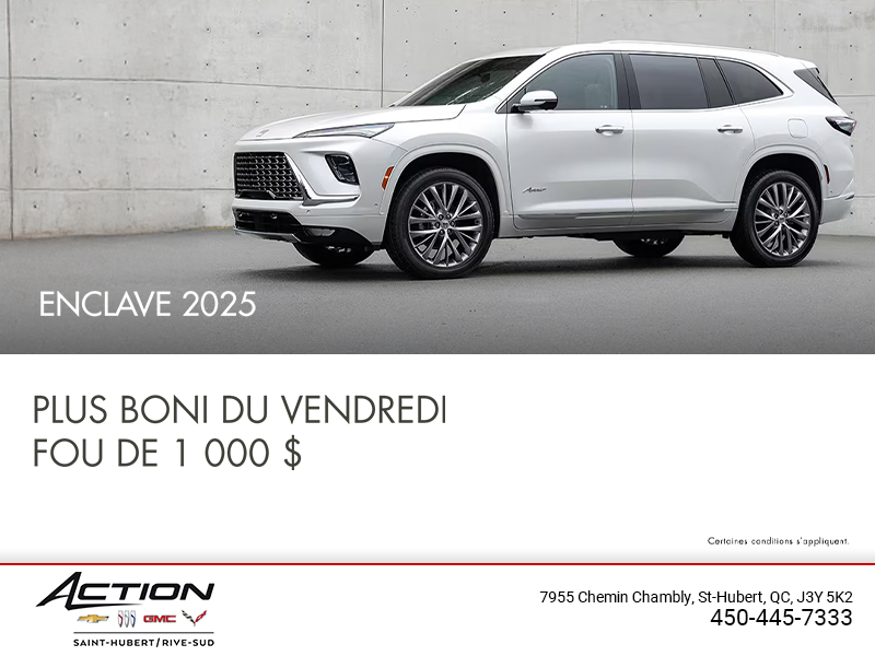 Procurez-vous le Buick Enclave 2025