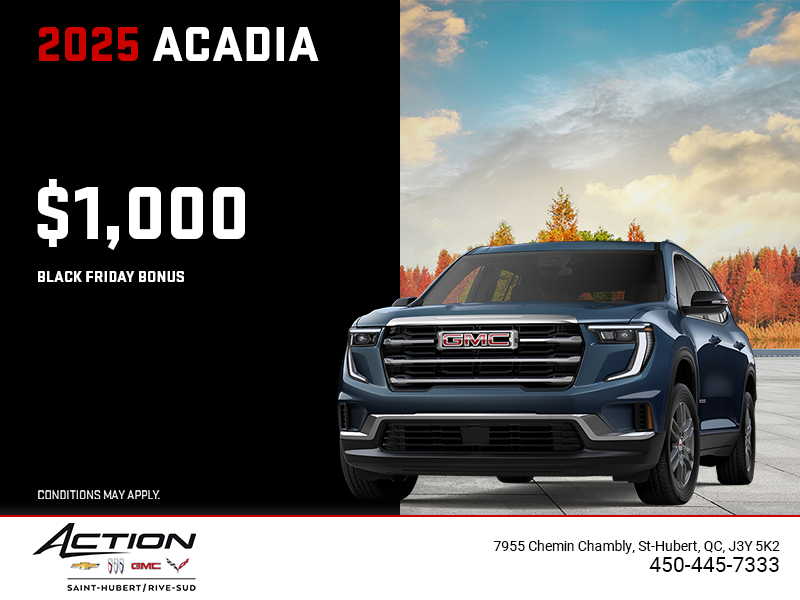 The 2025 GMC Acadia