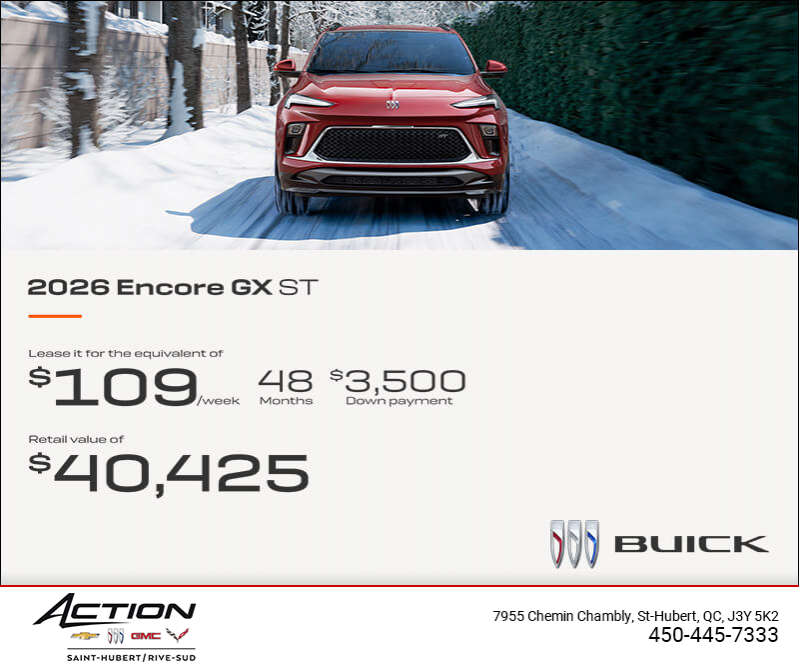 Get the 2026 Buick Encore GX