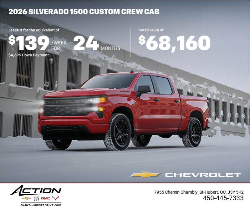 Get the 2026 Chevrolet Silverado 1500