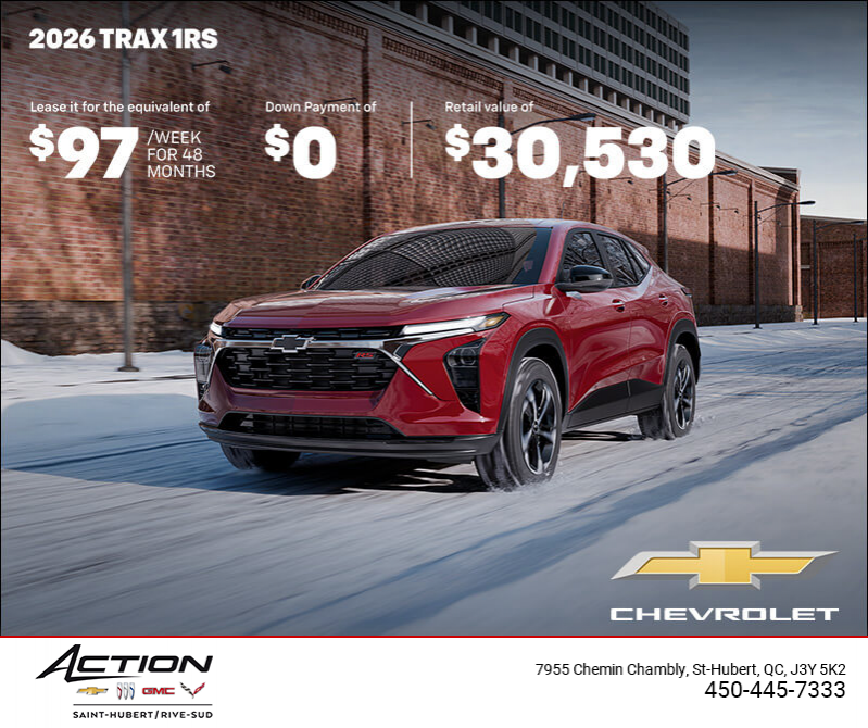 Get the 2026 Chevrolet Trax