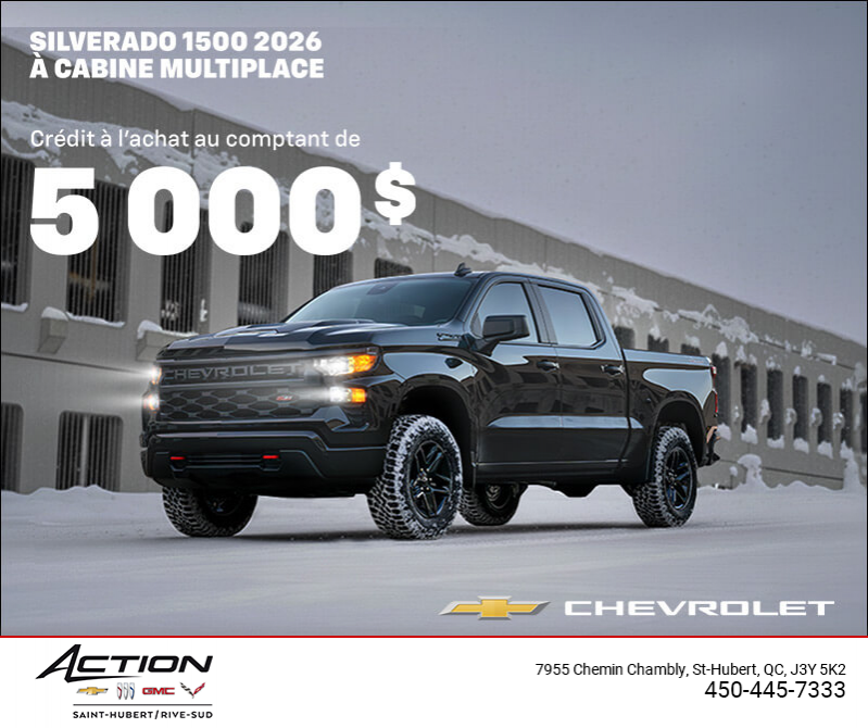 L'événement du mois Chevrolet