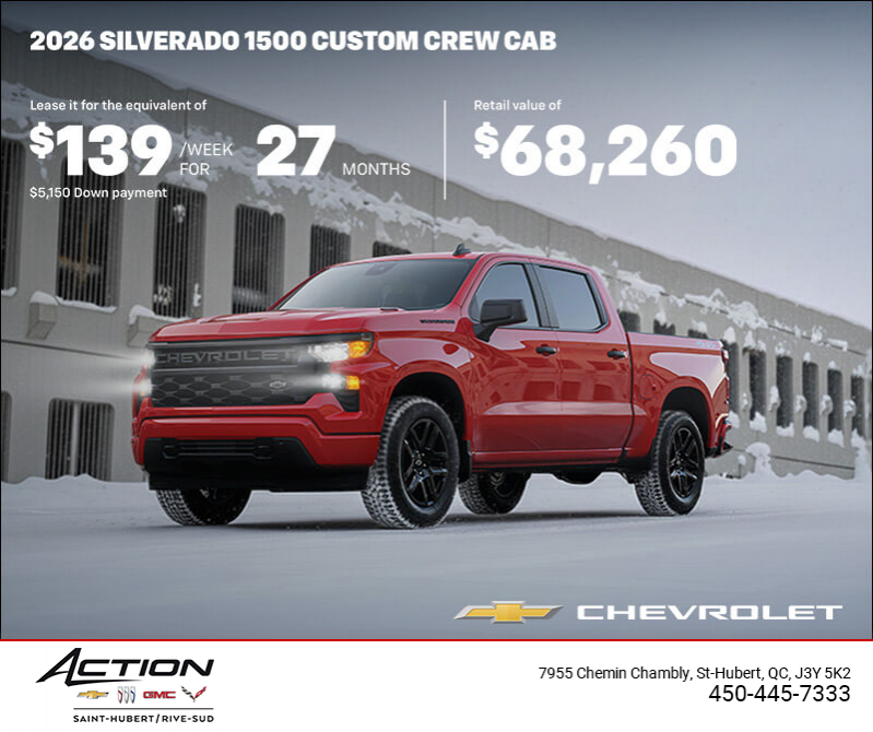 Get the 2026 Chevrolet Silverado 1500