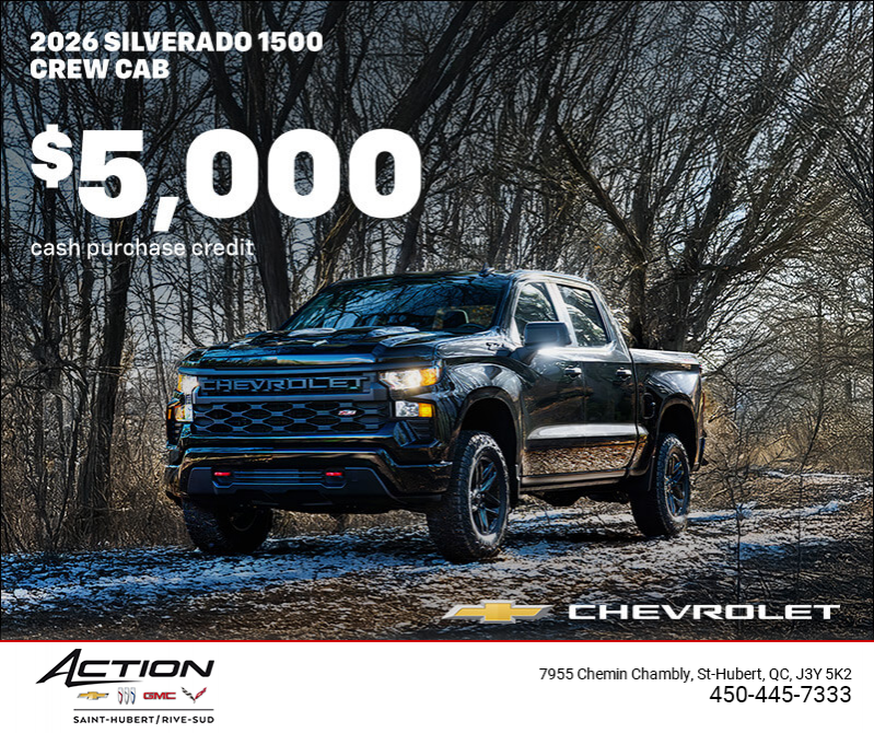 Get the 2026 Chevrolet Silverado 1500