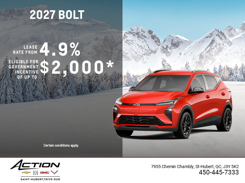 Get the 2027 Chevrolet Bolt