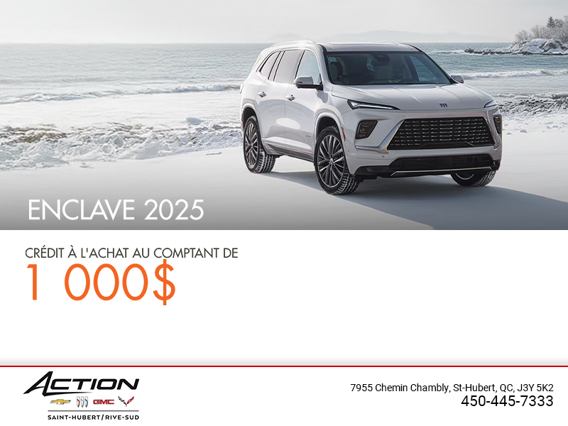 Procurez-vous le Buick Enclave 2025