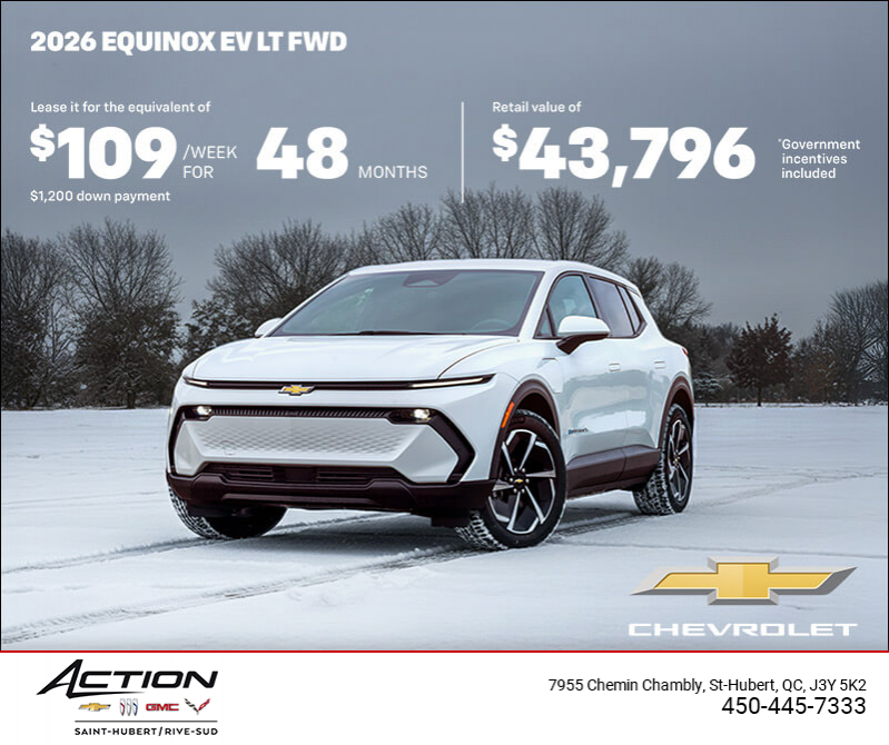 Get the 2026 Chevrolet Equinox EV