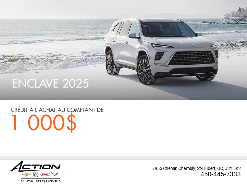 Procurez-vous le Buick Enclave 2025