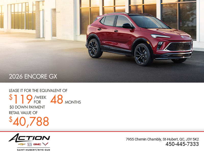 Get the 2026 Buick Encore GX